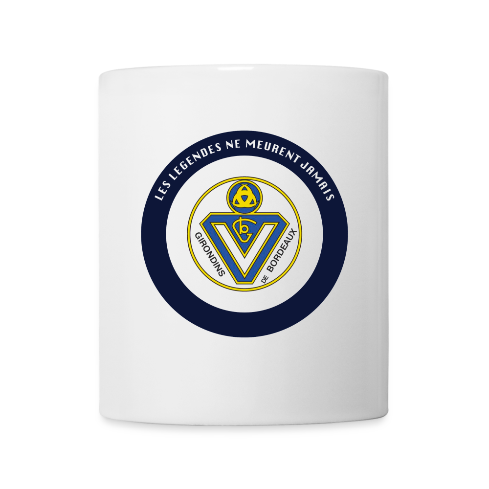Mug blanc "les légendes ne meurent jamais - blanc